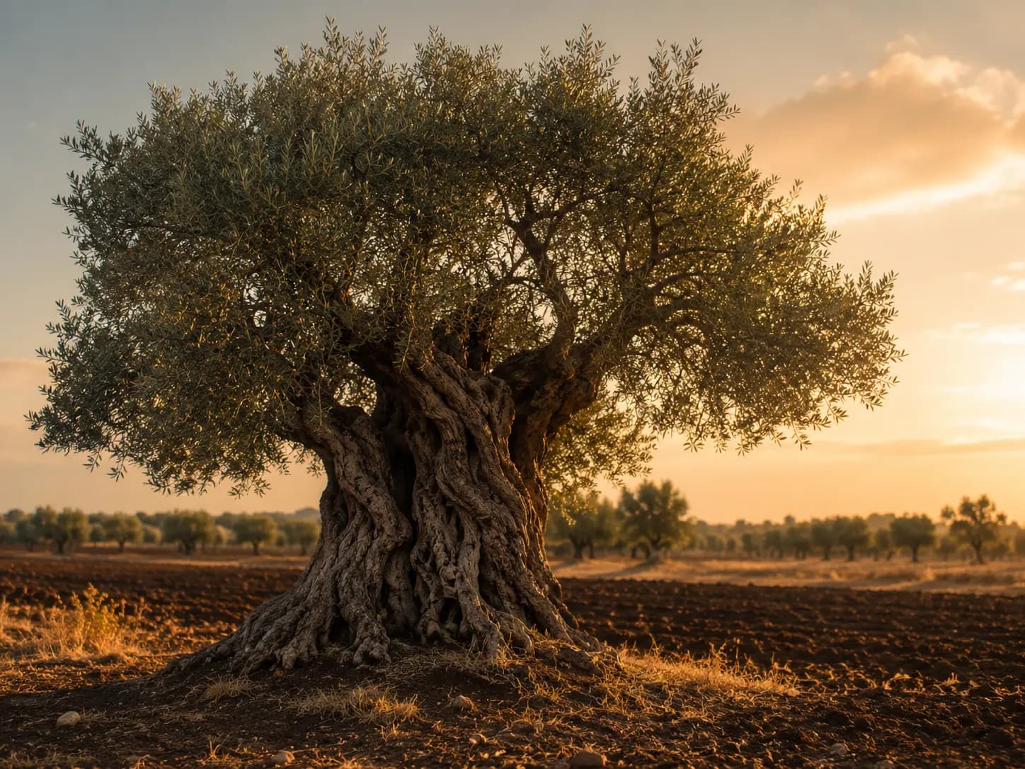 L'olivier centenaire planté par l'arrière-grand-père de la famille Zaytouna